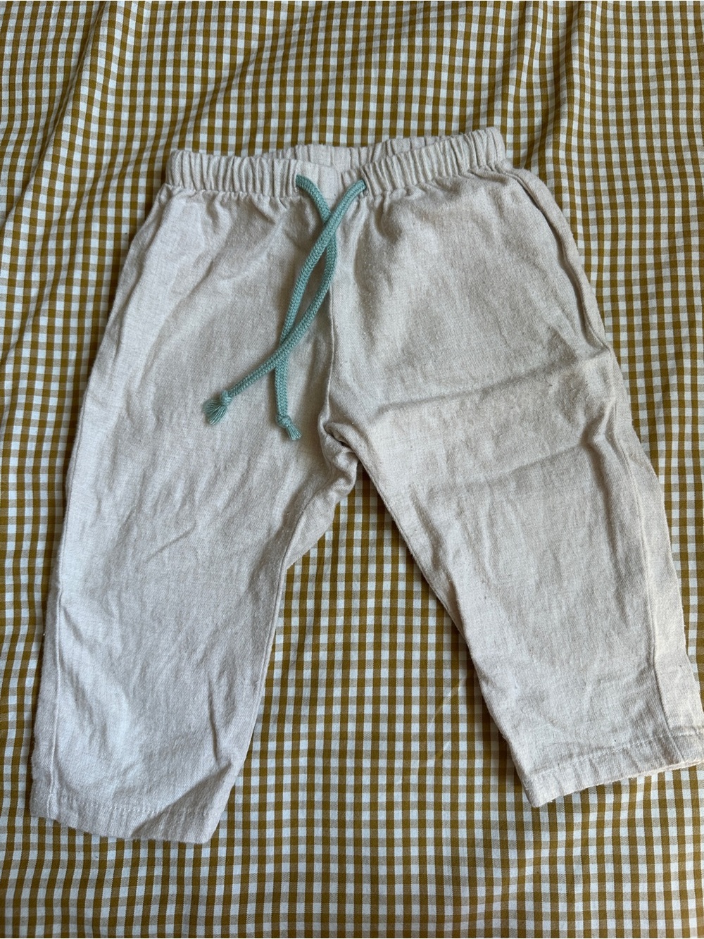 Oso & Me flannel baby Bowie pants